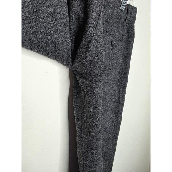 Express Editor grey wool blend cropped dress pants - 2 - Picture 5 of 6